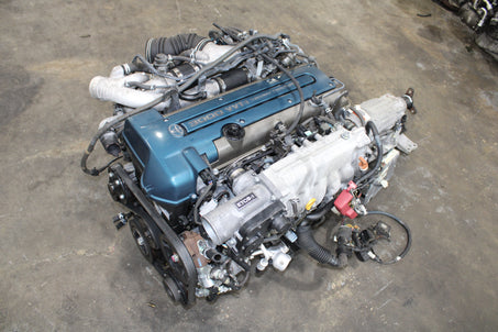 JDM 2JZGTE VVTI Engine 6cyl 3.0L TWIN TURBO  & AUTOMATIC TRANSMISSION (ENGINE, HARNESS, ECU, TRANSMISSION)