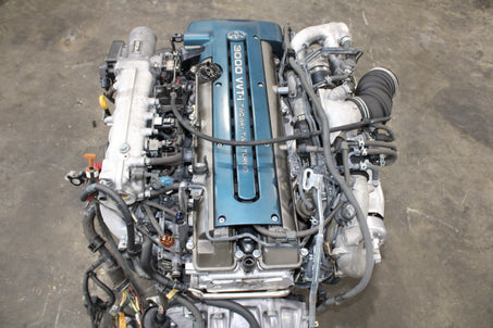JDM 2JZGTE VVTI Engine 6cyl 3.0L TWIN TURBO  & AUTOMATIC TRANSMISSION (ENGINE, HARNESS, ECU, TRANSMISSION)
